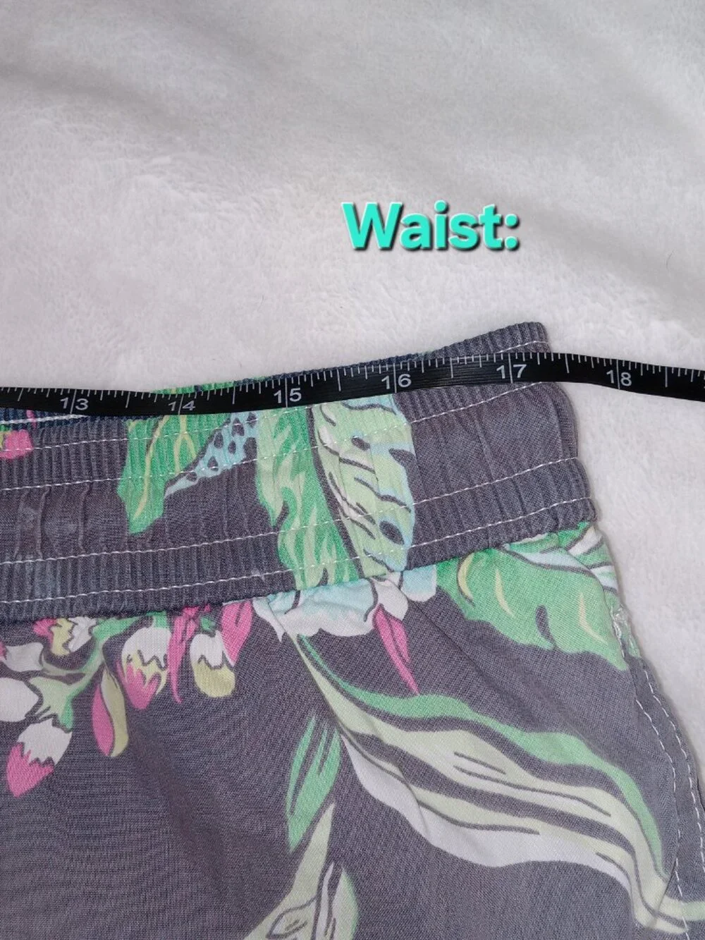 Polo Ralph Lauren Mens XL Floral Hawaiian Swim Trunks Tropical Shorts Faded
